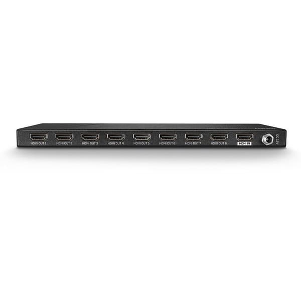 HDMI-splitter - LINDY - 38237 - 8 portar - 3840 x 2160 pixlar - Svart