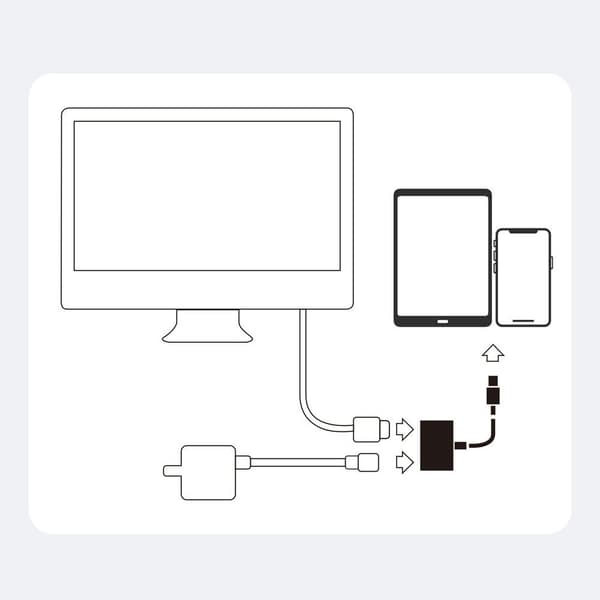 Joyroom Adapter Lightning till HDMI + Lightning