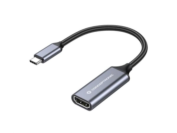CONCEPTRONIC Adapter USB-C -> HDMI 4K60Hz sw (ABBY09G)