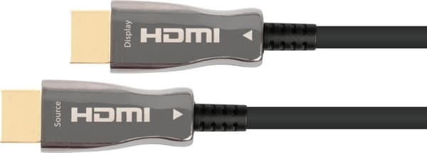 AOC Hybrid Ultra-High-Speed HDMI 2.1-kabel, 8K @60Hz / 4K @120Hz, 48 GBit/s, sort, 70m, PYTHON (AOC-H21070)