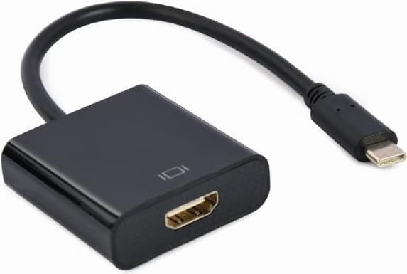 Gembird A-CM-HDMIF-04 - 2.0/3.2 Gen 1 (3.1 Gen 1)/3.2 Gen 2 (3.1 Gen 2) - USB Type-C - HDMI-udgang (A-CM-HDMIF-04) Sort