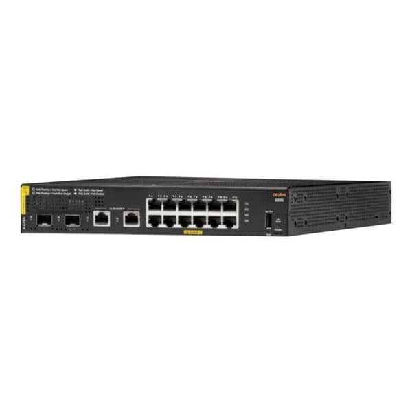 Kommutator - HPE Aruba - 6000 12G CL4 - 2 SFP - 139W - Hanterad, Rackmonterbar