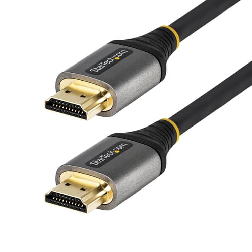 StarTech.com 6ft (2m) HDMI 2.1 Cable, Certified Ultra High Speed HDMI Cable 48Gbps, 8K 60Hz/4K 120Hz HDR10+ eARC, Ultra HD 8K HDMI Cable / Cord w/TPE