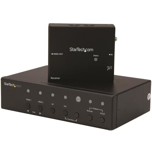 VGA DP + HDMI OVER CAT5 SWITCH/HDBASET EXTENDER SWITCH-4K