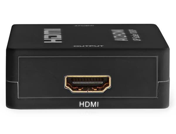 NEDIS převodník smíšeného videa na HDMI/ 3x RCA/ černý