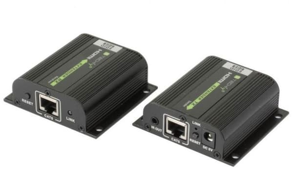 TV switch - TV splitter - TV converter Techly - 100709 - Full HD HDMI förstärkare, Svart