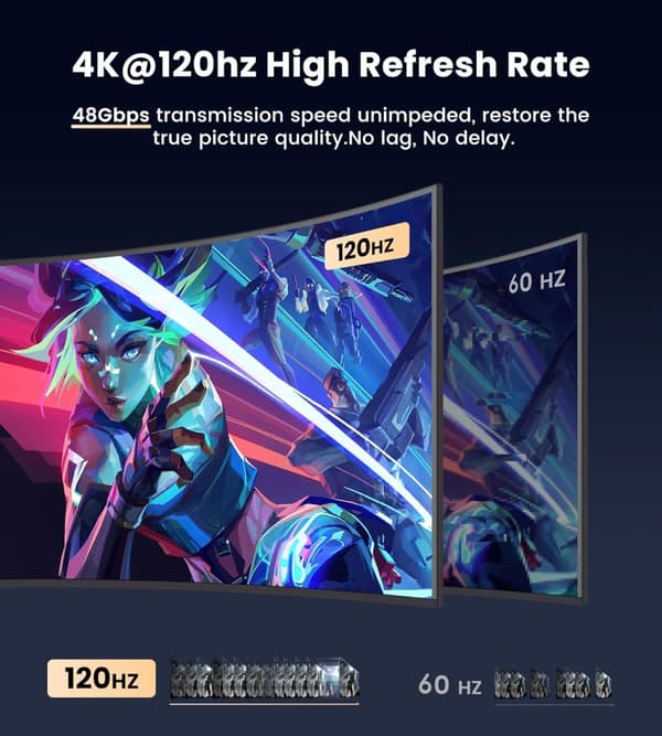 NÖRDIC 8K HDMI 2.1 Splitter 1 till 4 & Extractor Optisk SPDIF & Stereo HDR EDID Dolby Atmos, True HD, Digital Plus, DTS-HD Master