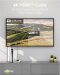 Miniatyrbillede 7 af 10: Goobay Premium High-Speed HDMI™-kabel med Ethernet 4K@60Hz – 1 meter