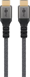 Miniatyrbillede 1 af 10: Goobay Premium High-Speed HDMI™-kabel med Ethernet 4K@60Hz – 1 meter