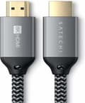 Miniatyrbillede 3 af 6: HDMI 2.1 Kabel Ultra HD Opløsning 8K/60Hz Flettet Nylon 2m Satechi Grå