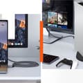 Miniatyrbillede 4 af 6: HDMI 2.1 Kabel Ultra HD Opløsning 8K/60Hz Flettet Nylon 2m Satechi Grå