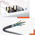 Miniatyrbillede 5 af 6: HDMI 2.1 Kabel Ultra HD Opløsning 8K/60Hz Flettet Nylon 2m Satechi Grå