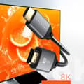 Miniatyrbillede 2 af 6: HDMI 2.1 Kabel Ultra HD Opløsning 8K/60Hz Flettet Nylon 2m Satechi Grå