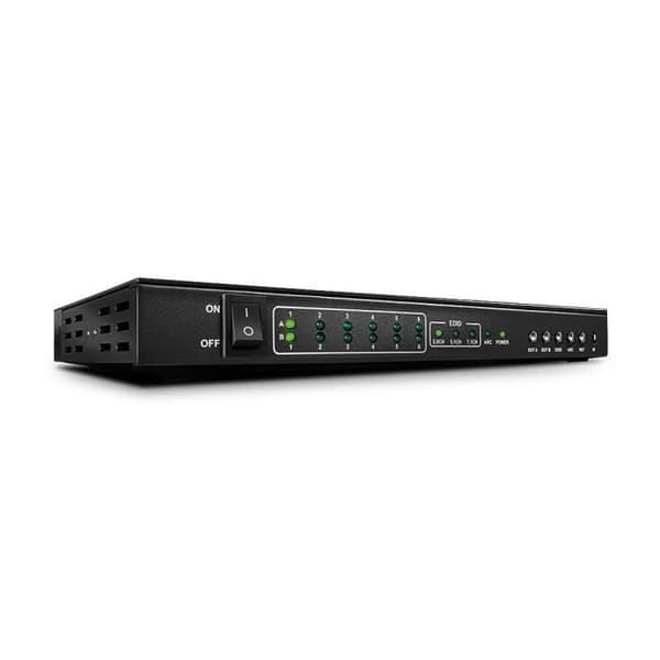 LINDY Switch Matrix HDMI 2.0 6x2 Video/Audio Switch med PiP-funktion 10.2G