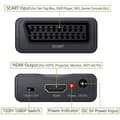 Miniatyrbild 4 av 4: SCART till HDMI-omvandlare, SCART till HDMI-adapter Audio Video Converter Rater Support HDMI 720-1080P-utgång för[3]