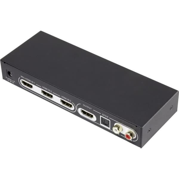 Byt HDMI - SpeaKa Professional - 3 portar - 3D-föreläsning möjlig - UltraHD