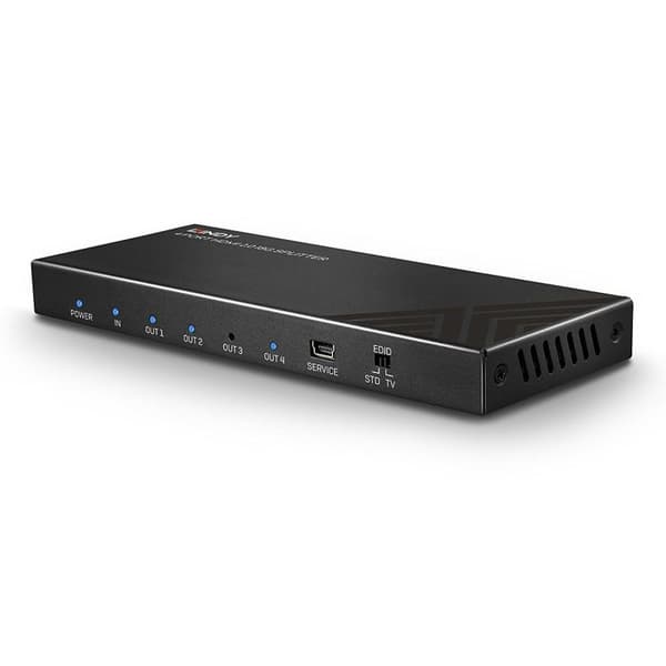 LINDY Splitter HDMI 4 utgångar 18G 4k 2.0