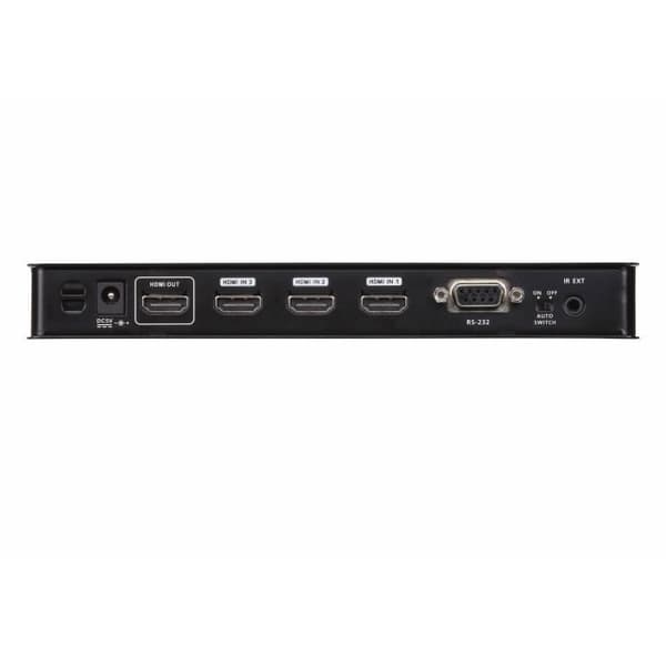 Video-/ljudväxlare - ATEN - VS481C - 3D-stöd - 4K-upplösning - 4 HDMI-portar