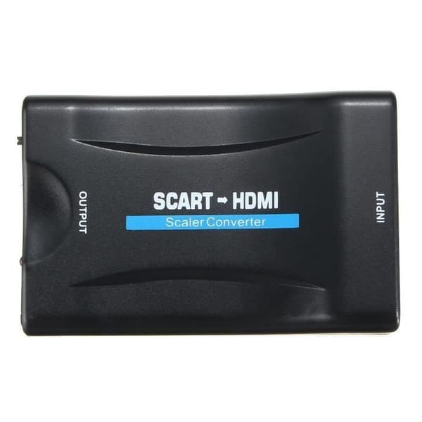 Scart till HDMI Converter Scart till HDMI Adapter 1080P HD för Video Audio DVD Sky Box STB etc