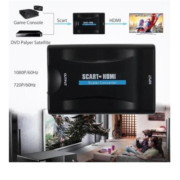 Scart till HDMI-omvandlare - Scart till HDMI 1080P HD-adapter