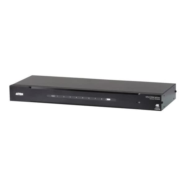 ATEN VS0108HB 8 x HDMI Video-Audio Splitter - 3D-stöd, 4K-upplösning