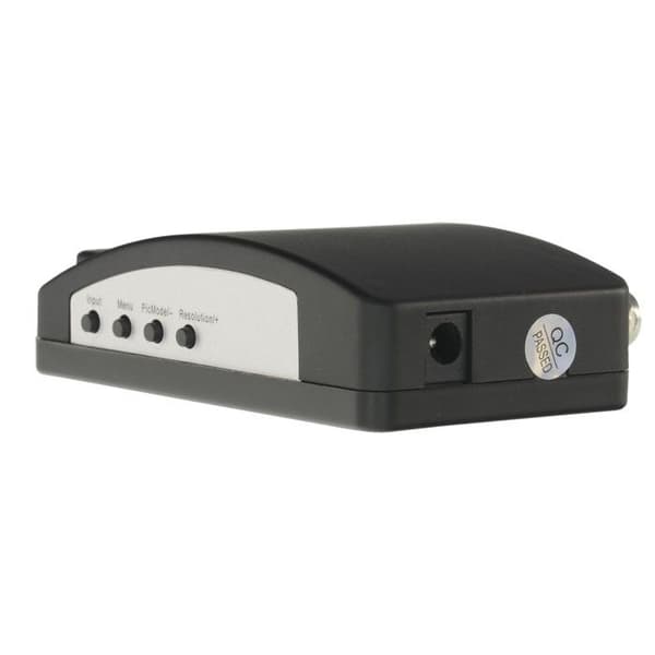 Videoinmatning Bnc - S-Videoutgång till VGA-omvandlare