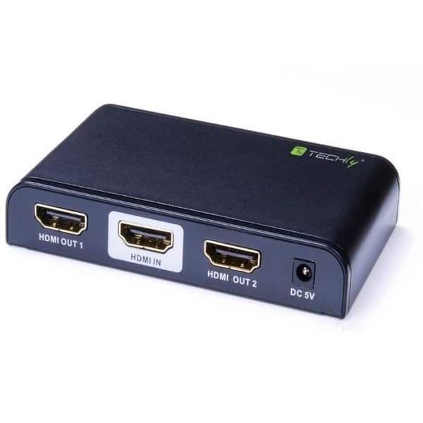 Video-/ljuddelare - TECHLY - IDATA HDMI2-4K2 - HDCP-kompatibel - 3D - 4K