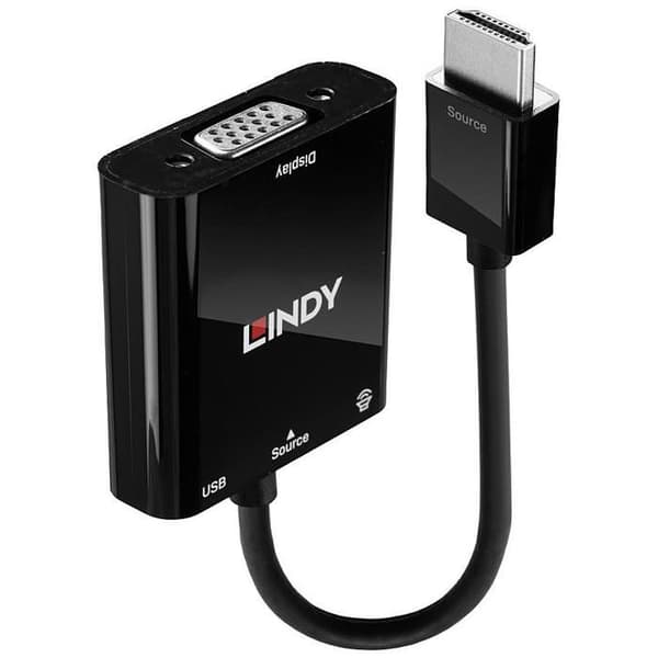 Lindy HDMI VGA Video Converter Svart