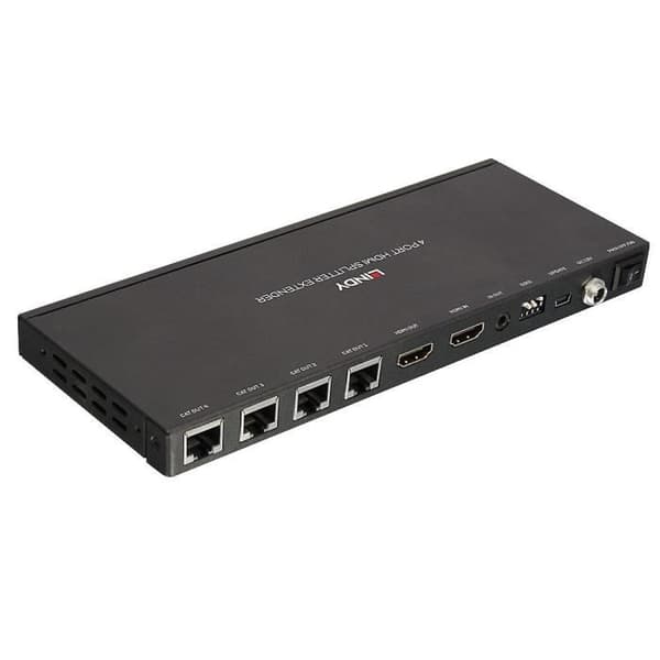 HDMI Splitter Extender - LINDY - 4 portar - 50m - Full HD 1920x1080 - Power over Cat.6
