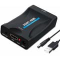 Miniatyrbild 1 av 4: Péritel till HDMI-adapter - PZCC - 720p/1080p - Plug and Play - ABS - Svart