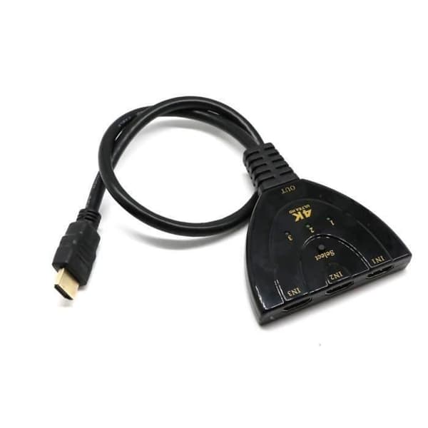 3 i 1 utgång 4K * HDMI-switch 2K Adapter splitter 3 portar HDMI-separator Jes3363
