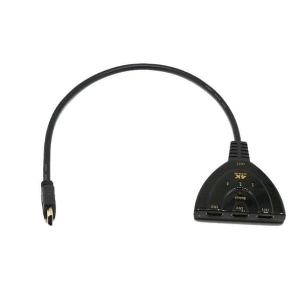3 i 1 utgång 4K * HDMI-switch 2K Adapter splitter 3 portar HDMI-separator Jes3363