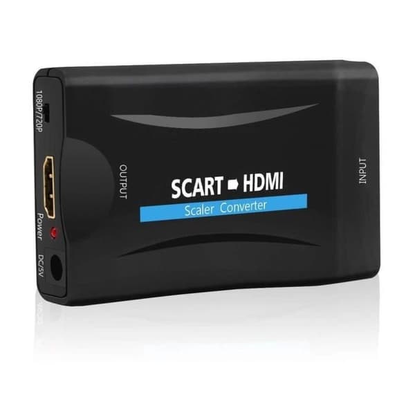 Adapter SCART till HDMI - INF - 1080p - Stöd för PAL/NTSC/SECAM - 1 x SCART - 1 x HDMI