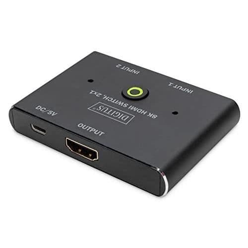 DIGITUS HDMI SWITCH 8K, 2X1 SVART DS-45341