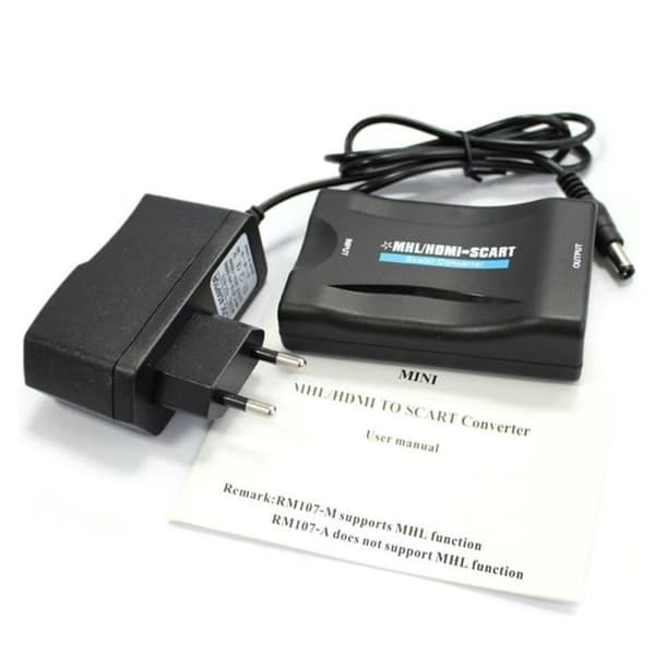 AV Converter Adapter - HDMI - AC281 - 1920x1080 - PAL/NTSC - Svart