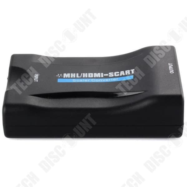 TD® Scart till HDMI-omvandlare - TV-omvandlartillbehör - TV-splitter - datorkontakt - Scart- och HDMI-verktyg