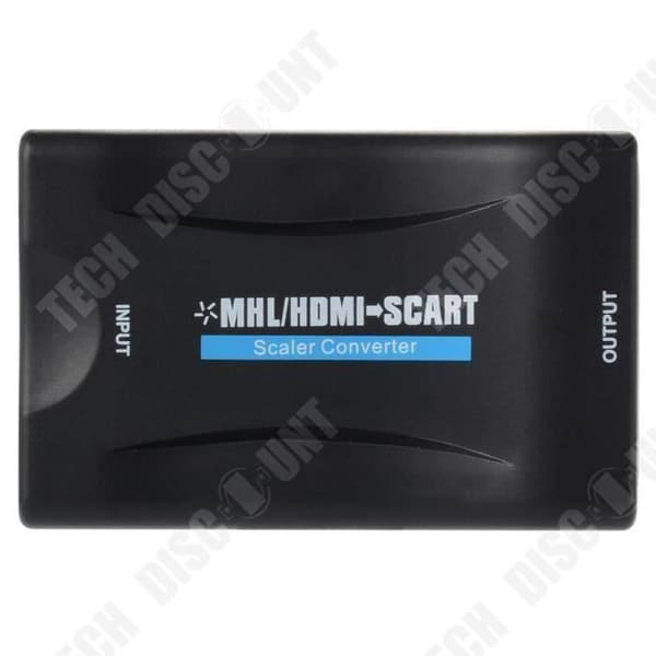 TD® Scart till HDMI-omvandlare - TV-omvandlartillbehör - TV-splitter - datorkontakt - Scart- och HDMI-verktyg