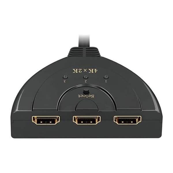 HDMI-switch - Ej specificerad - 4K - 3 portar - Stöder 3D - Ingen strömkabel krävs