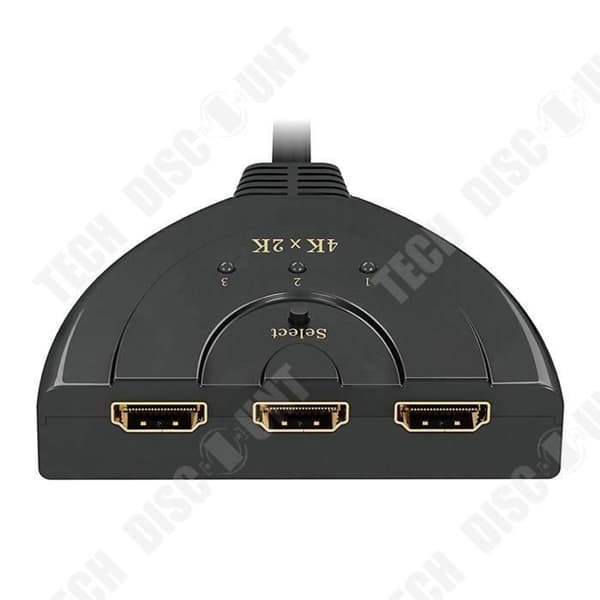 TD® HDMI Switch 3 flera portar Max upplösning 4k Underbar HDTV-färger Flera källor val HDMI-portar