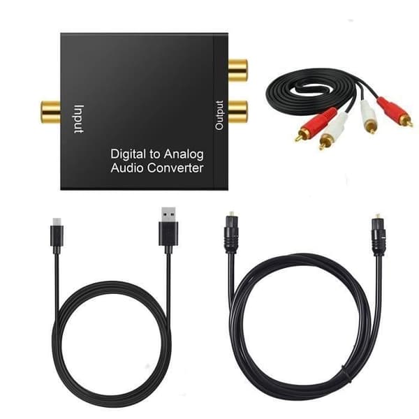 TD® Audio Converter 3,5 mm ljudutgång Brett utbud av applikationer Plug and play