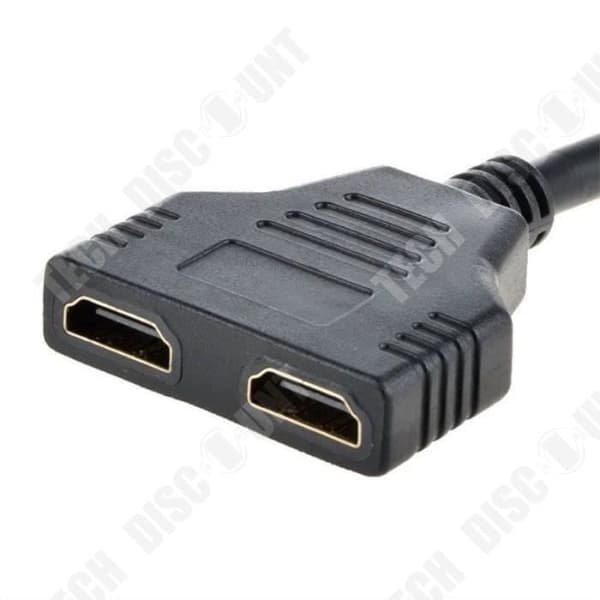 TD® HDMI multi-jack adapter högupplöst perifer anslutning för tv-apparater med stor skärm universell kompatibilitet