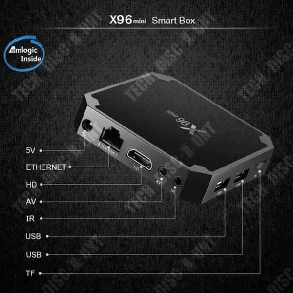 TD® X96 Mini Smart TV Set Top Box Hög kvalitet HDMI-gränssnitt Universalkompatibilitet 4K Ultra HD TV BOX 16G Wifi Android TV B