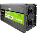 Miniatyrbild 1 av 2: Green Cell LCD spänningsomvandlare 5000W/10000W 48V till 230V ren sinusvåg spänningsomvandlare