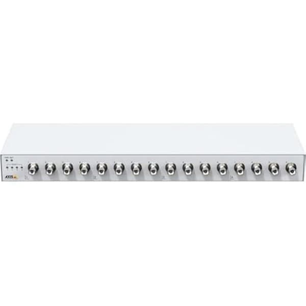 Videokodare - AXIS COMMUNICATIONS - M7116 - 16 kanaler - PAL/NTSC - Svart Grå