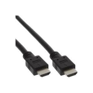 InLine High Speed HDMI - Video-/lydkabel - HDMI - HDMI, 19-benet (M) - HDMI, 19-benet (M) - 3,0m - sort (17603E)