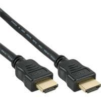 InLine HDMI 1.4 ja Ethernet 17011P - HDMI 1.4 -kaapeli - HDMI 19-nastainen (M) - HDMI 19-nastainen (M) - 1,5 m - musta (17011P)