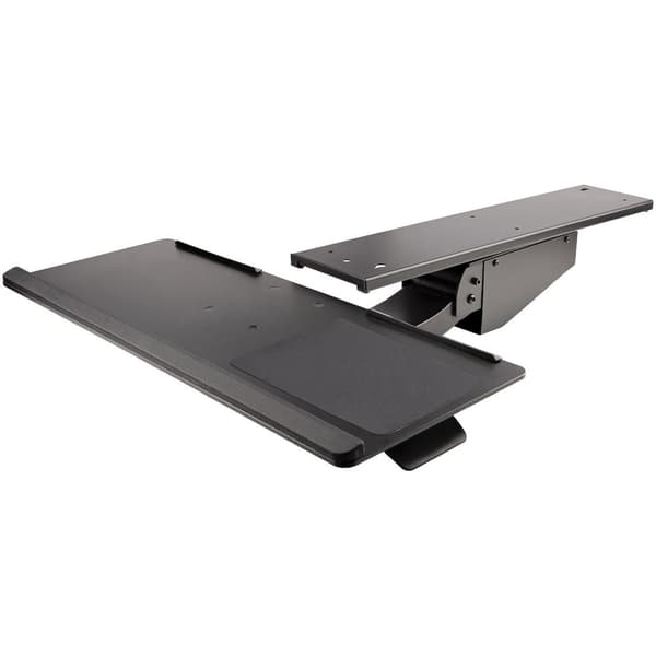 StarTech.com Tastaturbakke - Fuldbevægelse og højdejusterbar tastatur og musebakke - 25 x 66 cm - Ergonomisk computertastatur Skrivebordsmontering med