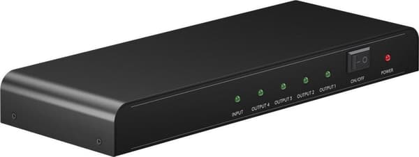 Goobay HDMI™ Splitter 1 till 4 (4K @ 30 Hz) (58482)