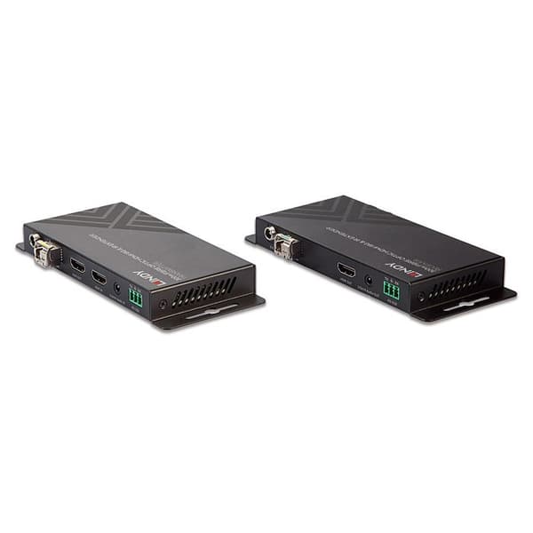 HDMI-förlängare - LINDY - 300 m - Fiberoptik - Högkvalitativ överföring - Idealisk för att förlänga signalen