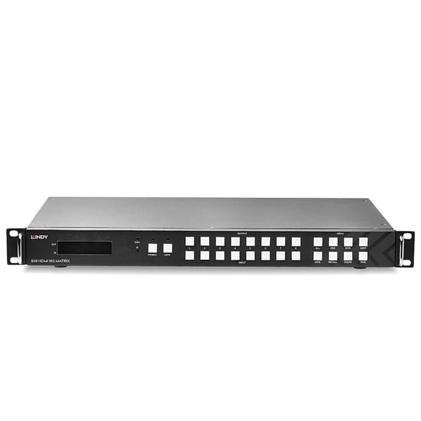 LINDY 8 In 8 Out 4K60 HDMI Matrix med Display Wall Scaleer